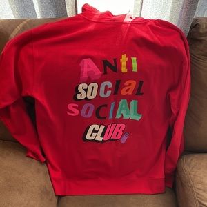 100% Authentic “Anti social Social Club” Hoody. Worn once  Sz. XL